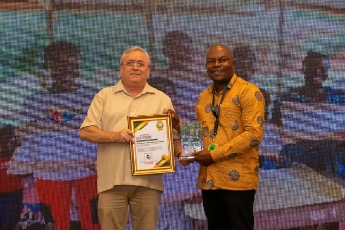 Award given to AVI as being one of the TOP NGOs in Ghana